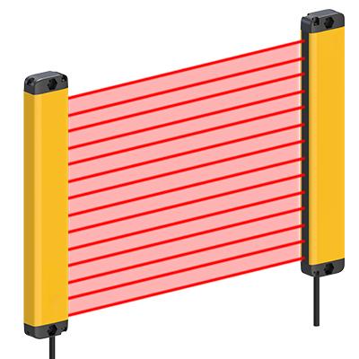 Ultra-thin light curtain BOM side series